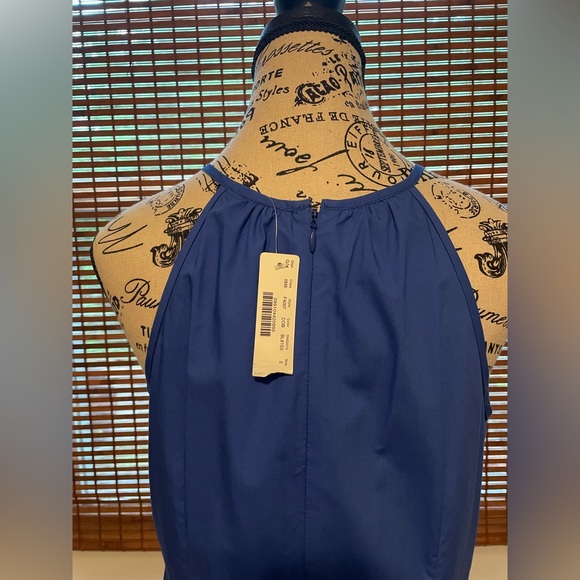 J. Crew halter top sundress with flutter hem blue - Picture 10 of 13